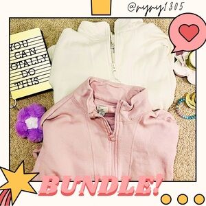 Bundle of 2️⃣ Women’s A New Day Quarter Zip Sweatshirts Size Medium